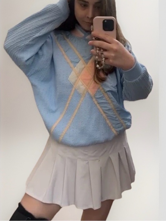 American Vintage Other - VTG 80s 90s Lightweight Windbreaker Pullover Jacket Pastel Pink Blue L Women’s